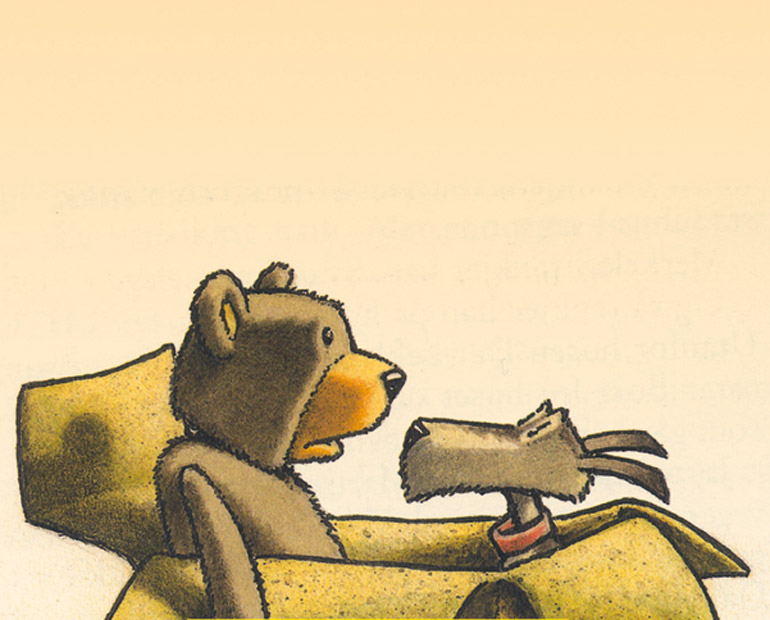 L’ours Alfred et le chien Samuel